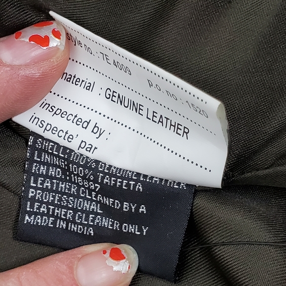 NWT Tahari gray suede leather jacket size small - Picture 5 of 11